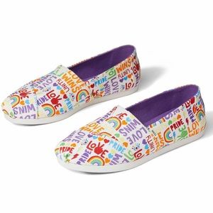 Toms Shoes | Alpargata Unity Love Wins Size 8W  NWT Vegan